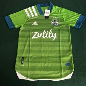 (Men’s Small) 2020/2021 Adidas Seattle Sounders Home Shirt 🇺🇸